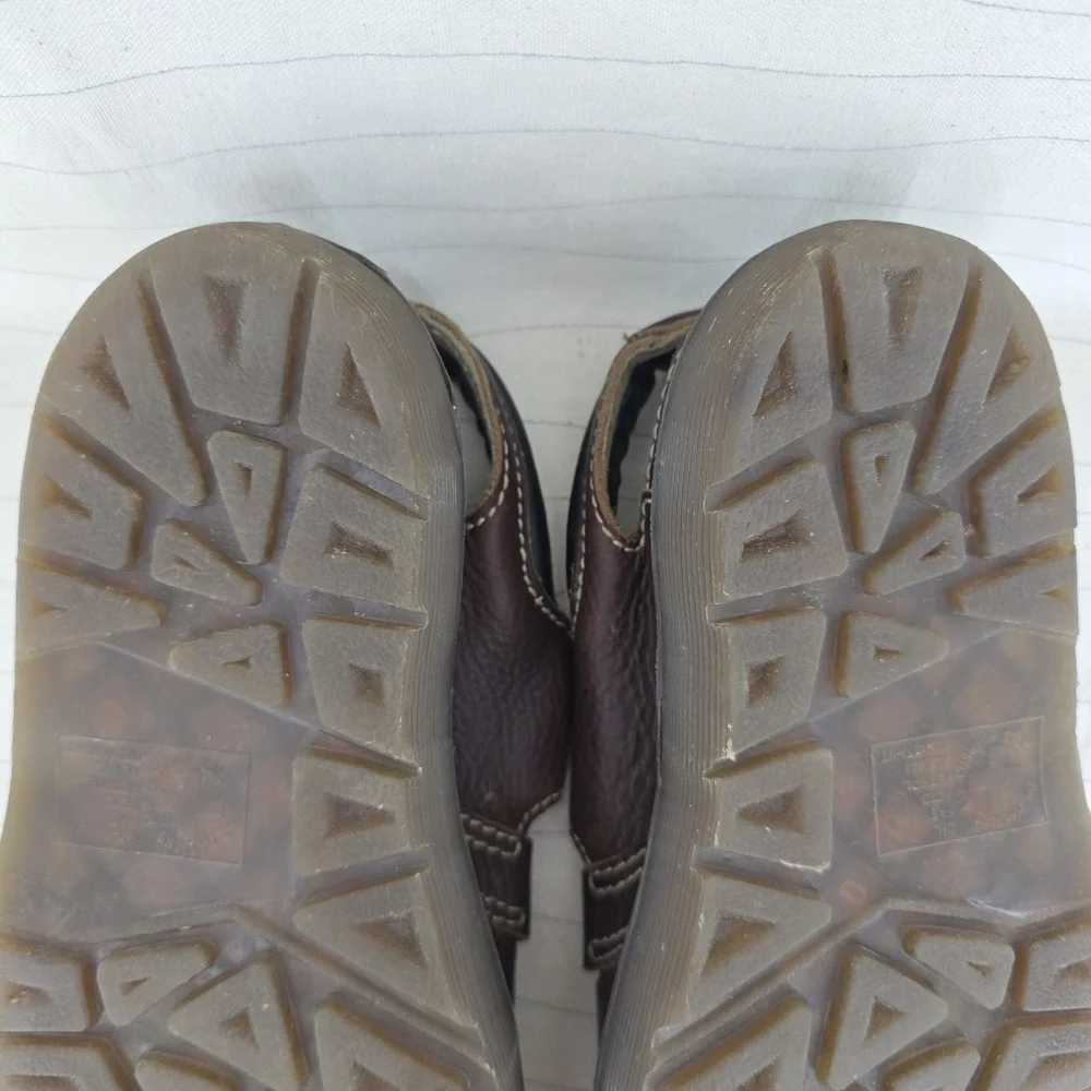 VNTG Dr Martens Mens Fisherman Brown Leather Chunky Closed Sandals 8332 Size 10